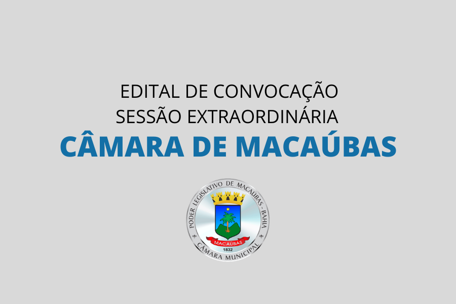 EDITAL DE CONVOCAÇÃO DE SESSÃO EXTRAORDINÁRIA PARA O DIA 02 DE OUTUBRO DE 2023