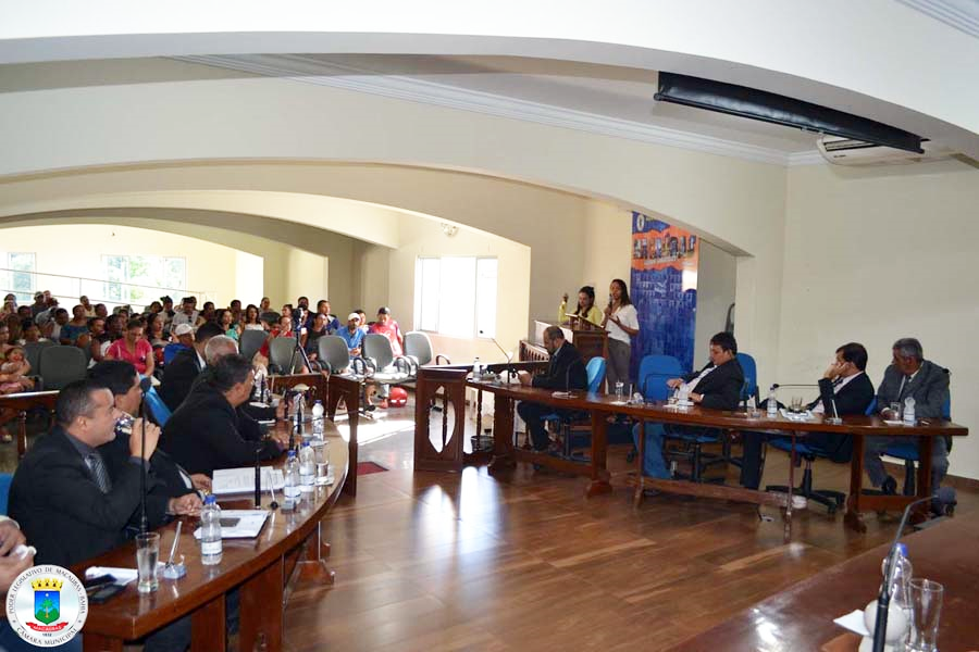 A 3ª SESSÃO ORDINÁRIA REALIZADA NESTA QUINTA-FEIRA 31/01 CONTOU COM A PARTICIPAÇÃO DOS BENEFICIADOS DO PROGRAMA MINHA CASA MINHA VIDA