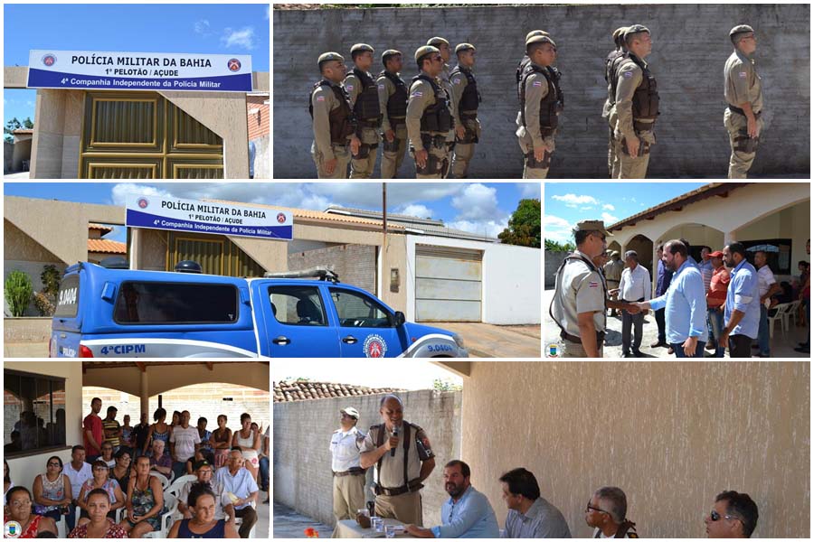 VEREADORES PARTICIPAM DA INAUGURAÇÃO DO POSTO DA POLÍCIA MILITAR NO DISTRITO DE AÇUDE – MACAÚBAS