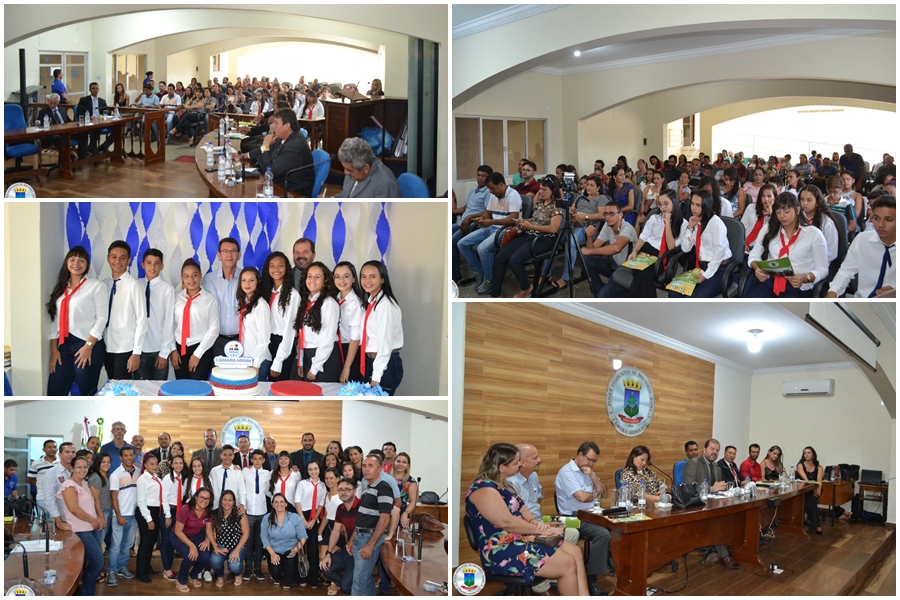 SESSÃO SOLENE DE DIPLOMAÇÃO, POSSE E ELEIÇÃO DA MESA DIRETORA DOS VEREADORES MIRINS ELEITOS FOI REALIZADA NESTA QUINTA-FEIRA 02 DE MAIO