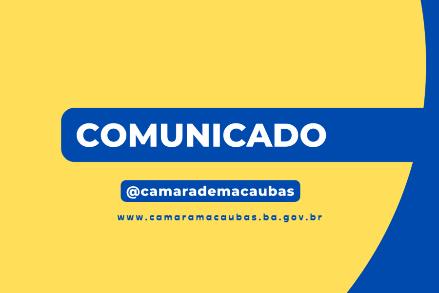 CÂMARA MUNICIPAL DE MACAÚBAS RETOMA OS TRABALHOS NESSA QUINTA-FEIRA, 07 DE JULHO