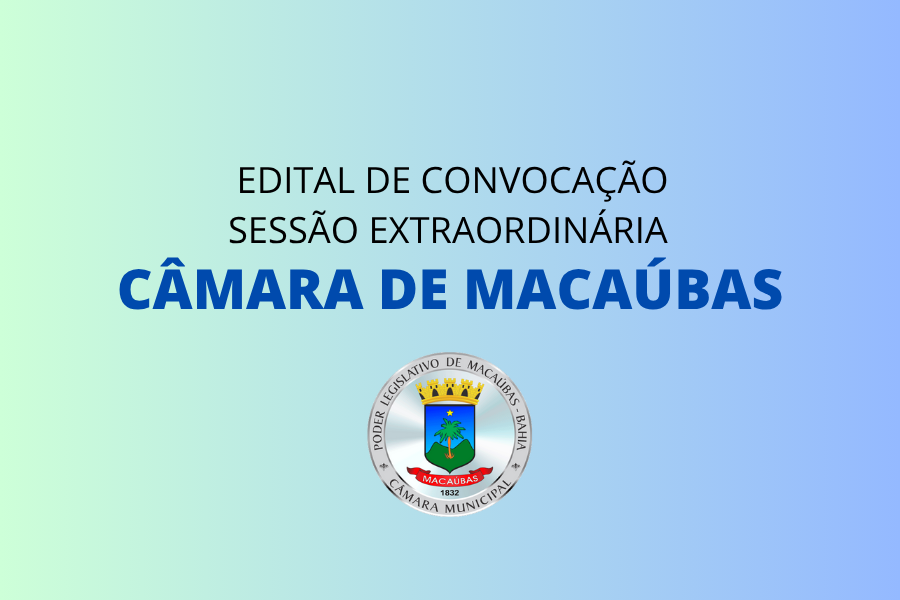 EDITAL DE CONVOCAÇÃO DE SESSÃO EXTRAORDINÁRIA PARA O DIA 11 DE DEZEMBRO DE 2025